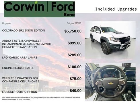 Used 2022 Chevrolet Colorado ZR2 w/ Colorado ZR2 Bison Edition AWD/4WD image 3