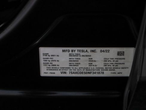 Used 2022 Tesla Model X AWD/4WD image 28
