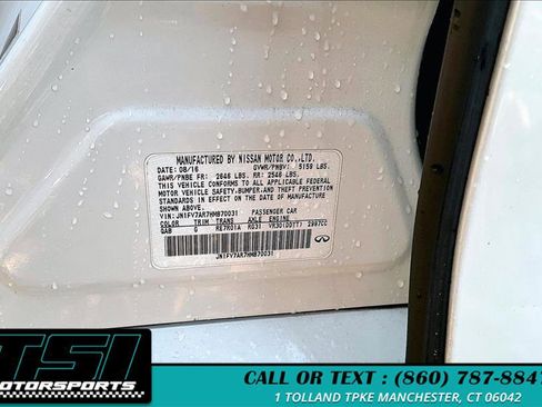 Used 2017 INFINITI Q50 Red Sport 400 image 3