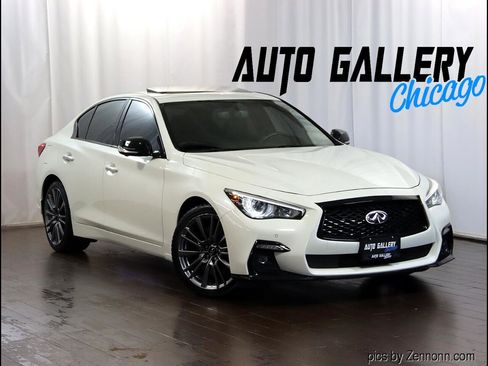 Used 2021 INFINITI Q50 Red Sport 400 w/ Proactive Package image 1