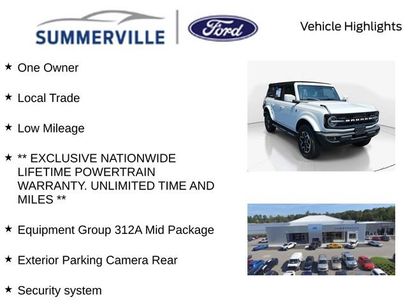 Certified 2022 Ford Bronco Outer Banks