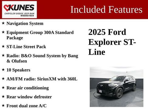 Used 2025 Ford Explorer ST-Line w/ ST-Line Street Pack AWD/4WD image 3