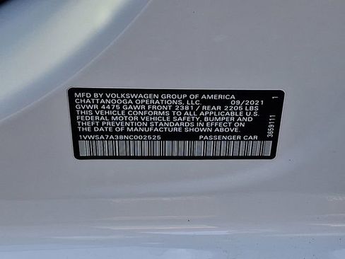 Used 2022 Volkswagen Passat 2.0T SE image 28