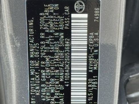 Certified 2025 Toyota Camry XSE image 32