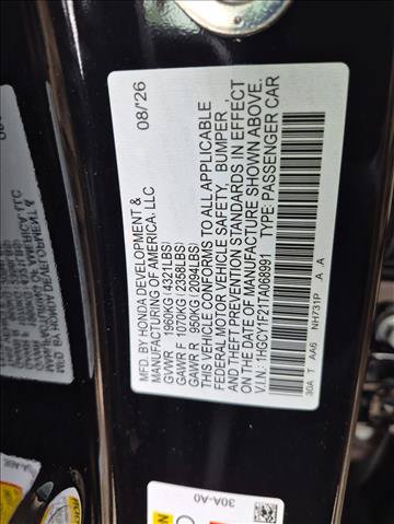 New 2026 Honda Accord LX image 17