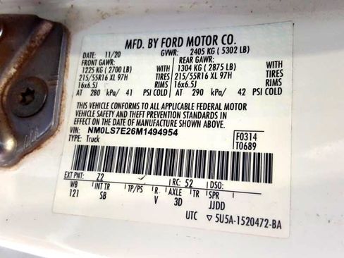 Used 2021 Ford Transit Connect XL image 24