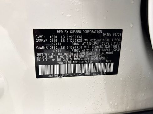 Certified 2024 Subaru Outback Premium w/ Popular Package #1 AWD/4WD image 25