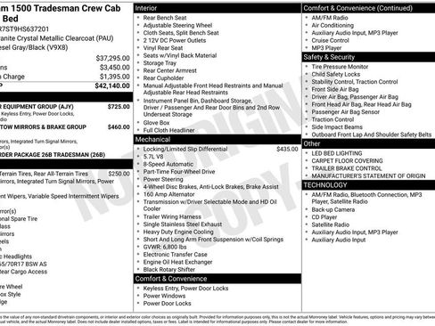 Used 2017 RAM 1500 Tradesman w/ Popular Equipment Group image 3