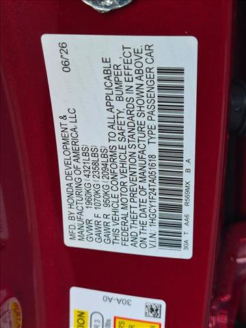 New 2026 Honda Accord LX image 16