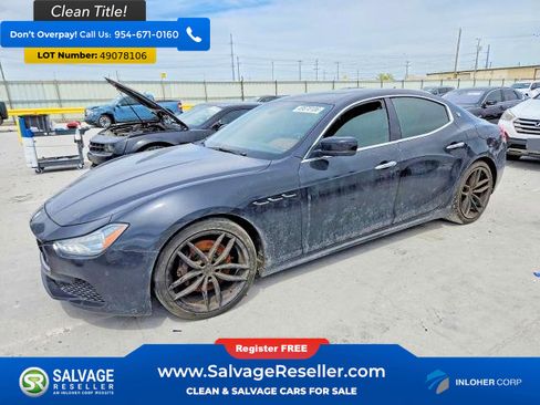 Used 2014 Maserati Ghibli S Q4 AWD/4WD image 1