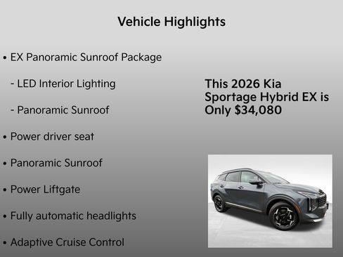 New 2026 Kia Sportage EX image 5