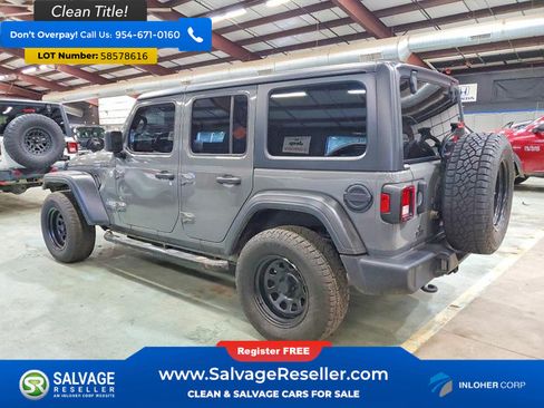 Used 2020 Jeep Wrangler Unlimited Sport S AWD/4WD image 3