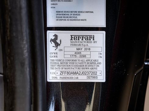 Certified 2018 Ferrari 488 Spider Base image 26