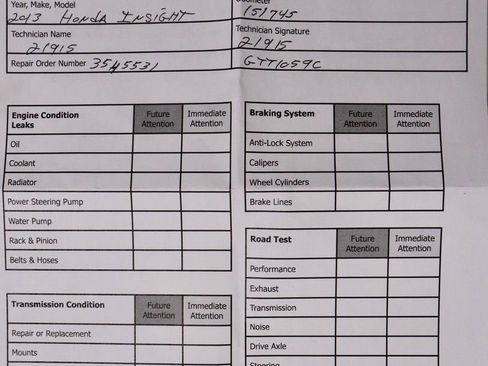 Used 2013 Honda Insight LX image 5