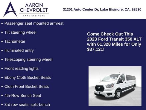 Used 2023 Ford Transit 350 XLT image 25