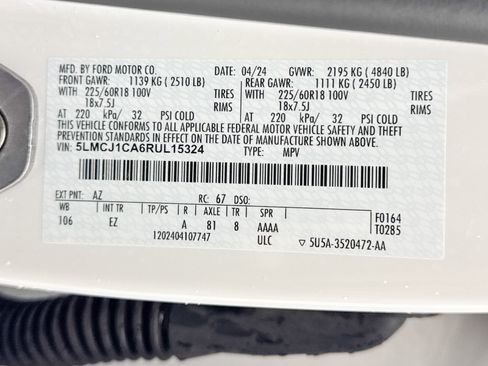 Used 2024 Lincoln Corsair Premiere image 38