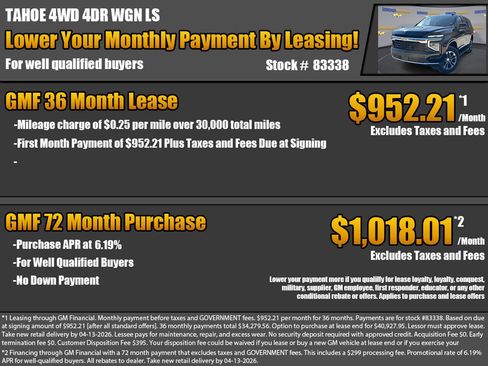 New 2026 Chevrolet Tahoe LS image 2