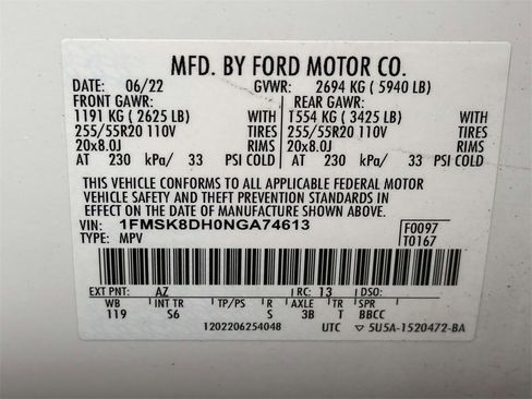 Used 2022 Ford Explorer XLT w/ Equipment Group 202A image 31