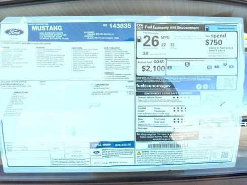 New 2024 Ford Mustang Coupe image 22