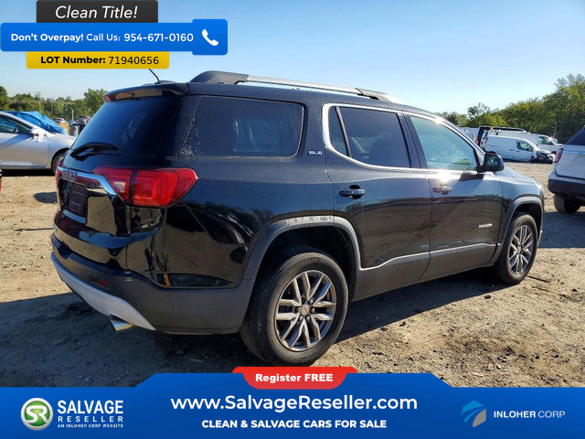 Used 2017 GMC Acadia SLE w/ Driver Alert Package I FWD image 4