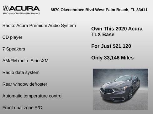 Used 2020 Acura TLX image 6