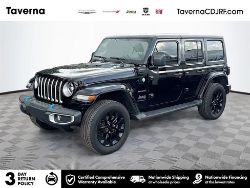 Used 2023 Jeep Wrangler Unlimited Sahara w/ Cold Weather Group AWD/4WD image 1