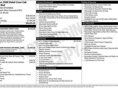 Used 2023 RAM 2500 Rebel w/ Level 1 Equipment Group AWD/4WD image 8