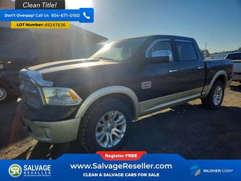 Used 2014 RAM 1500 Laramie Longhorn w/ Trailer Tow Group image 1