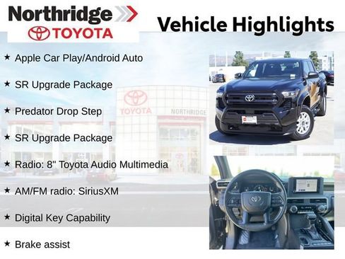 Certified 2024 Toyota Tacoma SR w/ SR Upgrade Package image 2
