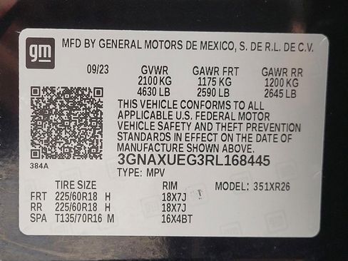 Used 2024 Chevrolet Equinox LT w/ LPO, Floor Liner Package AWD/4WD image 27