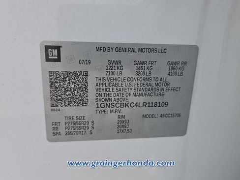 Used 2020 Chevrolet Tahoe LT RWD image 14