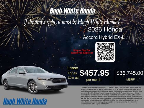New 2026 Honda Accord EX-L image 3
