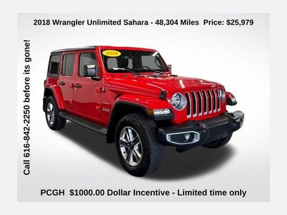 Used 2018 Jeep Wrangler Unlimited Sahara