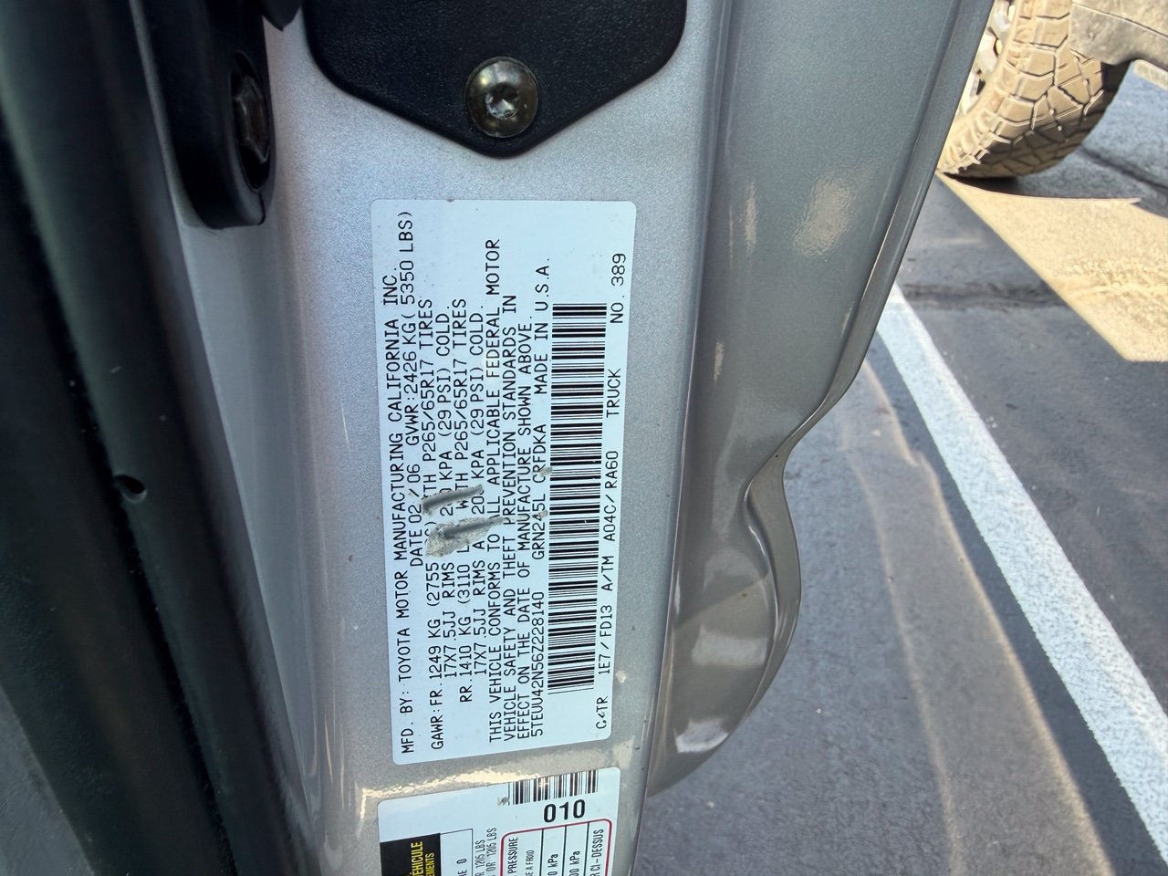 Used 2006 Toyota Tacoma 4x4 Access Cab V6 image 8