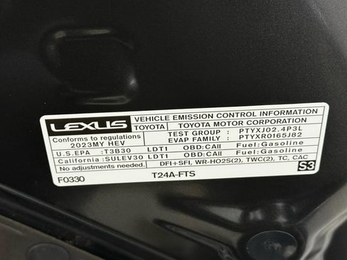 Used 2023 Lexus RX 500h F Sport w/ Accessory Package (2T) AWD/4WD image 53