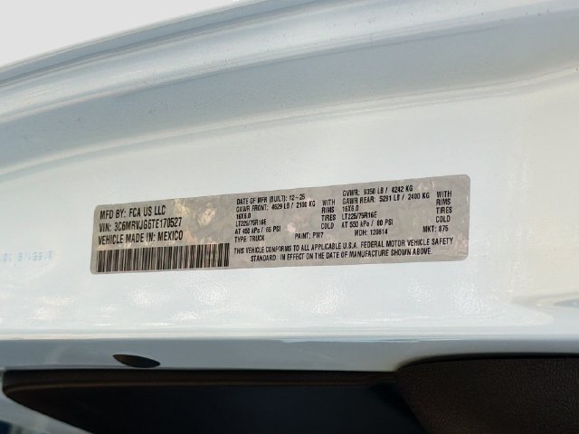 New 2026 RAM ProMaster 3500 w/ Cold Weather Group FWD image 23
