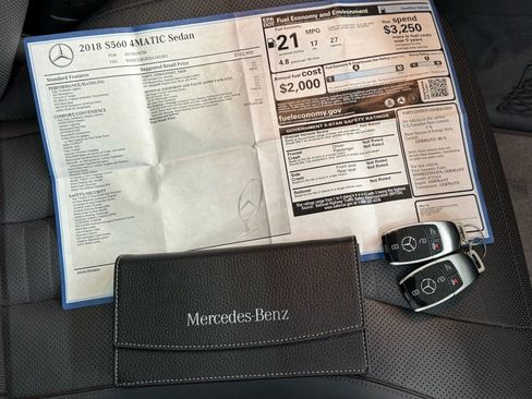 Used 2018 Mercedes-Benz S 560 4MATIC Sedan image 3