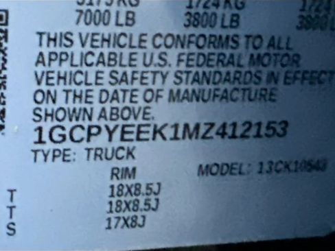 Used 2021 Chevrolet Silverado 1500 RST w/ Bed Protection Package AWD/4WD image 32