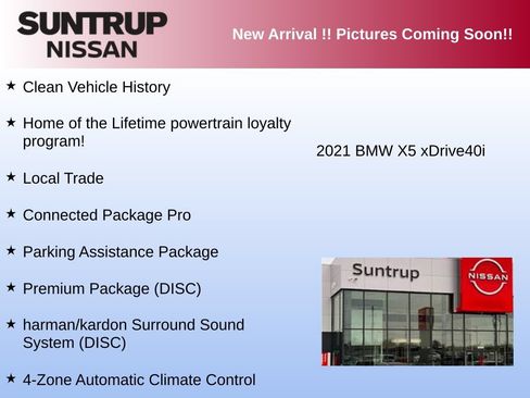 Used 2021 BMW X5 xDrive40i w/ Premium Package AWD/4WD image 3
