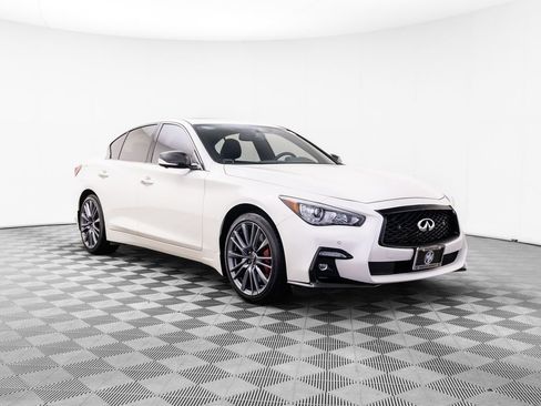 Used 2023 INFINITI Q50 Red Sport 400 w/ Carbon Fiber Package AWD/4WD image 8