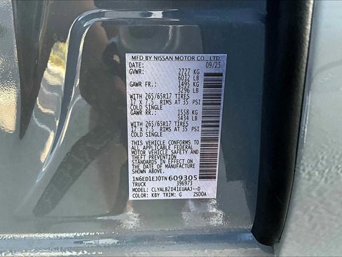 New 2026 Nissan Frontier SV image 22