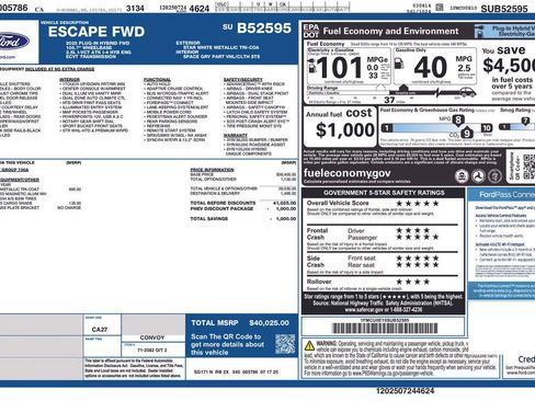 New 2025 Ford Escape SE image 2