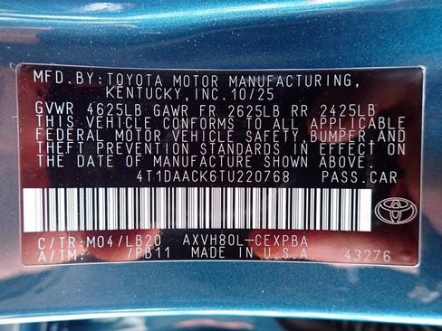 New 2026 Toyota Camry XSE FWD image 15