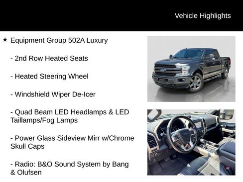 Used 2020 Ford F150 Lariat w/ Equipment Group 502A Luxury AWD/4WD image 11