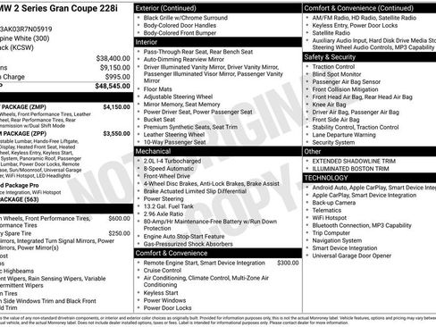 Used 2024 BMW 228i Gran Coupe w/ M Sport Package image 6