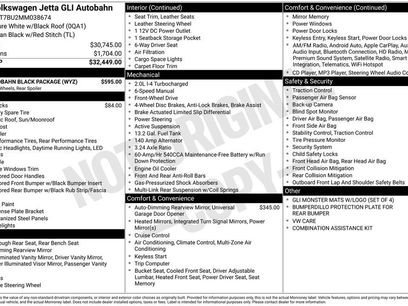 Certified 2021 Volkswagen Jetta GLI Autobahn w/ GLI Autobahn Black Package