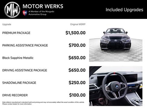New 2026 BMW 440i xDrive Convertible w/ Premium Package AWD/4WD image 4
