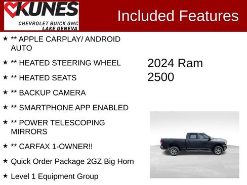 Used 2024 RAM 2500 Big Horn image 2