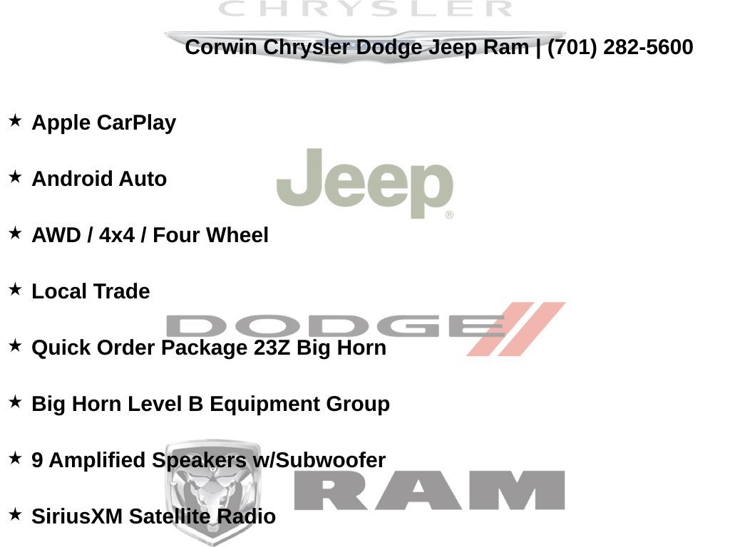 Used 2024 RAM 1500 Big Horn AWD/4WD image 8
