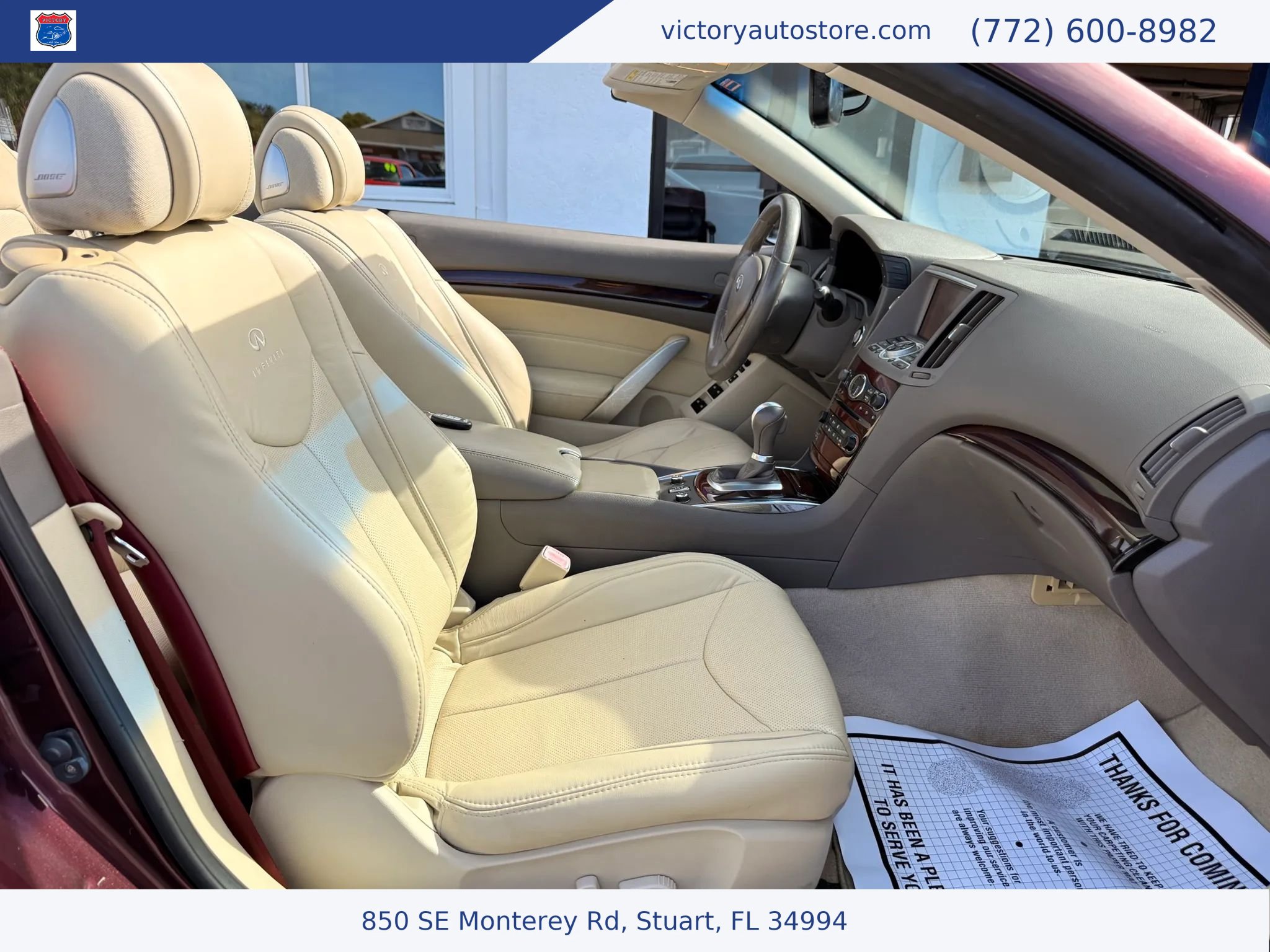 Used 2010 INFINITI G37 Convertible w/ Premium Pkg RWD image 5